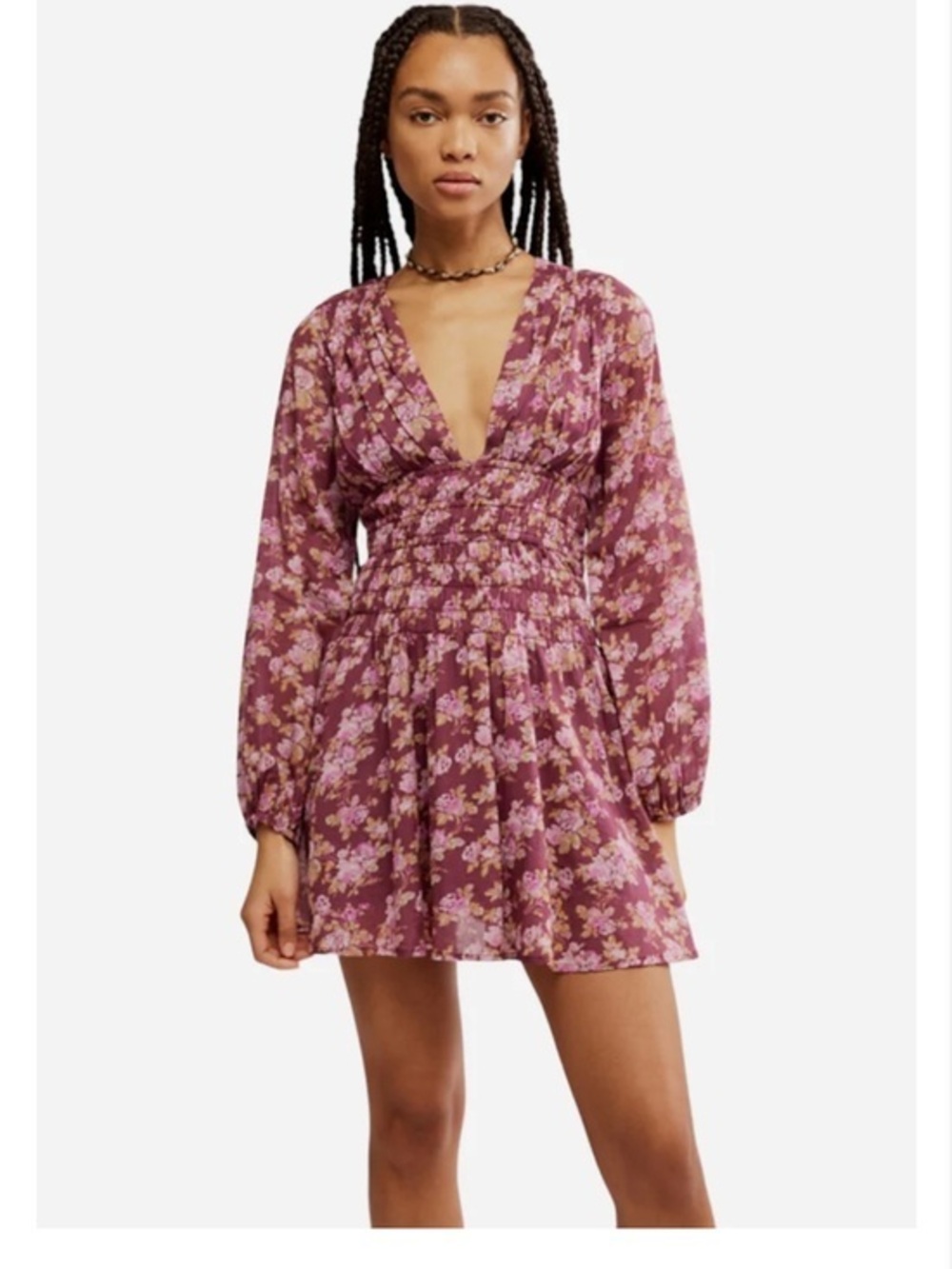 Free People Floral Dress -S